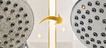 ترفند تمیز کردن سردوش حمام ؛ مثل روز اولش می شود