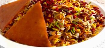گردو پلو؛ غذای مجلسی و اصیل چهارمحال و بختیاری
