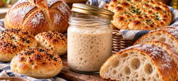 طرز تهیه خمیر ترش خانگی فقط با آرد و آب؛ برای پخت انواع نان