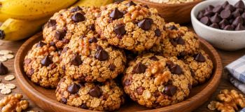 طرز تهیه کوکی رژیمی بدون شکر، روغن، تخم مرغ و فر؛ آسان و خوشمزه!