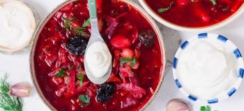 طرز تهیه سوپ لبو خامه ای روسی (مناسب برای ۴ نفر)