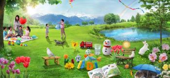 آموزش الفبای فارسی با شعر کودکانه