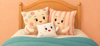 داستان تصویری اولین شبِ بالشِ کوچک برای کودکان