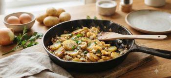 طرز تهیه غذای ساده با کمترین مواد با سیب زمینی | ۱۵ غذای خوشمزه، سریع و ارزان