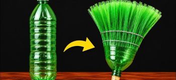 آموزش ساخت جارو با بطری پلاستیکی | ایده ای خلاقانه برای بازیافت بطری های نوشابه