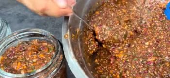 طرز تهیه ترشی لیته چهار فصل با بادمجان؛ خوشمزه و فوری