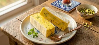 طرز تهیه بستنی سنتی زعفرانی در خانه در ۱۱ مرحله ساده (بدون بستنی ساز)
