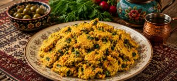 طرز تهیه مُشتی؛ غذای سنتی، ساده و خوشمزه با نان خشک، سبزی معطر و روغن حیوانی