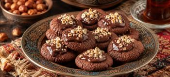 طرز تهیه شیرینی فندقی شکلاتی خانگی؛ شیرینی لطیف و خوش عطر برای پذیرایی و عصرانه