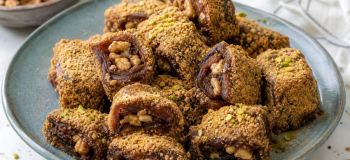 شیرینی خرمایی ساده بدون فر؛ خوشمزه، فوری و مناسب پذیرایی