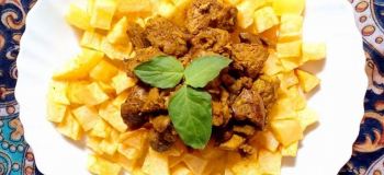 طرز تهیه جگر مرغ با سیب زمینی؛ یک غذای ساده، خوشمزه و اقتصادی برای شام