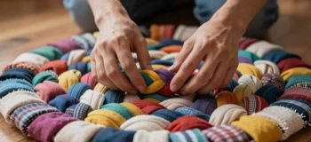 با پارچه های اضافی پادری درست کن؛ یک کاردستی کاربردی و زیبا با وسایل دورریختنی!