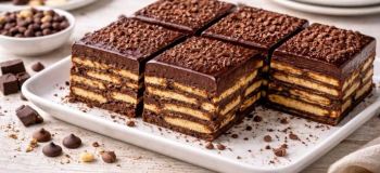 طرز تهیه کیک یخچالی ساده و خوشمزه؛ دسری بدون فر و فوری برای مهمانی ها