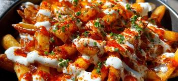 طرز تهیه سیب زمینی پنیری اسپشیال رستورانی؛ ترد و طلایی با پنیر کش دار و سس مخصوص!
