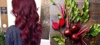 رنگ موی بادمجونی با مواد طبیعی؛ یک روش خانگی برای ایجاد تناژ بنفش و شرابی