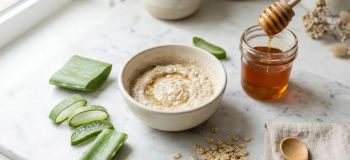 ۱۰ ماسک خانگی با مواد آشپزخانه؛ از عسل و ماست تا جو دوسر و موز