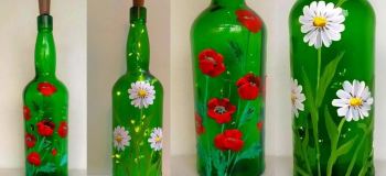نقاشی روی شیشه برای مبتدی ها؛ از یک شیشه ساده تا یک اثر هنری چشم نواز