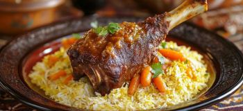 ماهیچه ی پخته با ادویه ی ایرانی؛ گوشت نرم و آبدار با عطر زعفران و دارچین