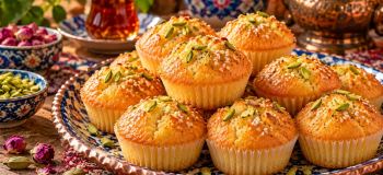 طرز تهیه شیرینی یزدی ساده با هل و گلاب؛ نرم، خوش عطر و بازاری