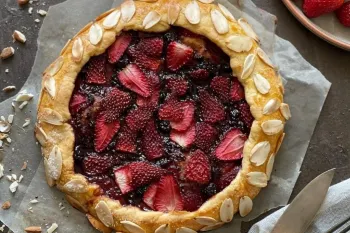 طرز تهیه گلت توت فرنگی پاریسی خوشمزه