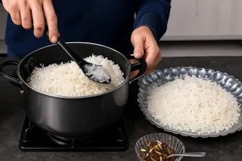 نکات پخت چلو مجلسی / آموزش قدم به قدم دم کردن و پخت چلو مجلسی ایرانی