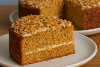 طرز تهیه کیک جو دوسر بدون شکر و آرد! سالم و رژیمی