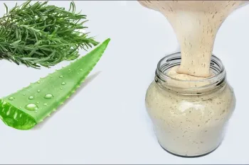 راز موی سالم با شامپوی خانگی آلوئه ورا و رزماری