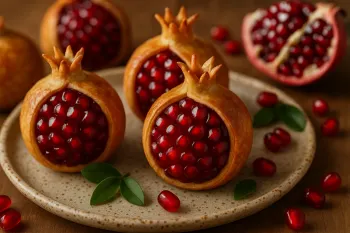طرز تهیه شیرینی فوق العاده خوشمزه با انار