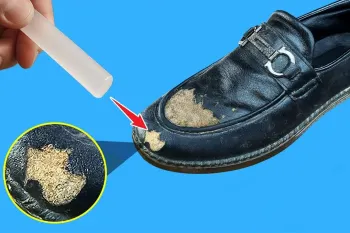 بهترین روش تعمیر کفش های چرمی پوسته شده بدون نیاز به کفاشی