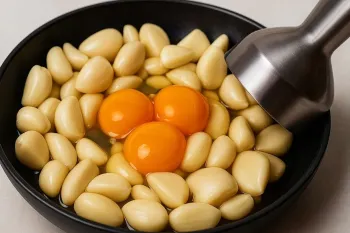 سیر را با تخم مرغ مخلوط کنید / طرز تهیه غذایی که هر روز دوست داری درستش کنی