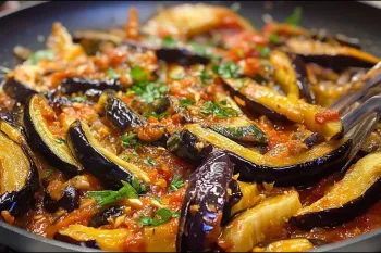 طرز تهیه اسپاگتی بادمجان 100 برابر خوشمزه تر از پاستا!