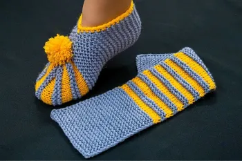 آموزش بافت کفش و پاپوش با قلاب