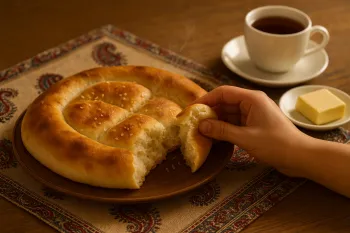 طرز تهیه نان محلی خوانسار؛ نرم، شیرین و بدون نیاز به فر