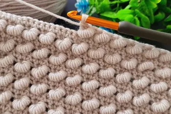 نحوه بافت حلزونی با 1 کوک ساده / این کوک واقعاً یک اثر هنری است