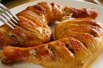 دیگه مرغ را سرخ نکنید / طرز تهیه ران مرغ سوخاری بدون نیاز به روغن و سرخ کردن