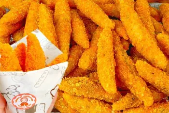 طرز تهیه سیب زمینی سوخاری با آرد / خوشمزه تر از بازاری میشه