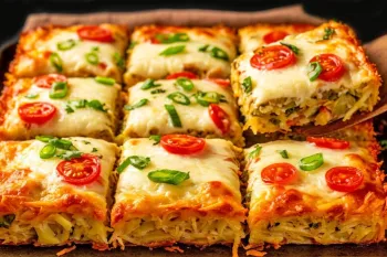 سیب زمینی رنده شده طعم بهتری از پیتزا دارد! یک دستور پخت عالی با 3 سیب زمینی و 2 تخم