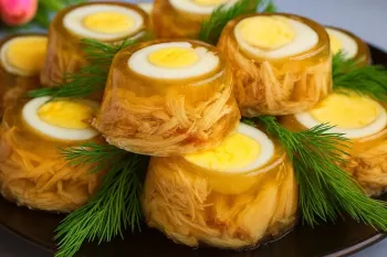 طرز تهیه ژله گوشت و مرغ به روشی ساده اما خوشمزه