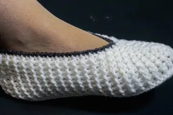 نحوه بافت پاپوش برای افراد مبتدی / خیلی سریع یاد میگیری