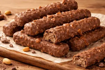 بدون تخم مرغ و بدون آرد! بدون نیاز به پخت! یک دسر شیرین و ترد که در دهانتان آب می شود!