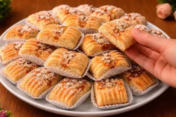 طرز تهیه شیرینی عصرانه در ۱۰ دقیقه / توی ۱ دقیقه ۵۰ تا درست کن