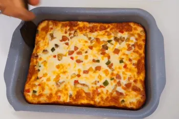 طرز تهیه پودینگ سوسیس فوق العاده خوشمزه تر از پیتزا