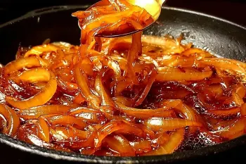 دیگه پیاز سرخ نکنید / طرز تهیه پیاز کاراملی و خیلی خوشمزه