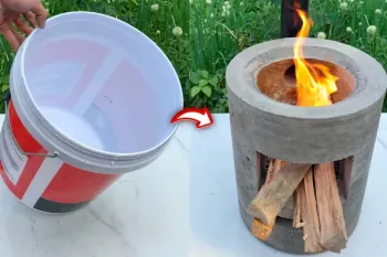 نحوه ساخت اجاق گاز بدون نیاز به برق و گاز برای شرایط اضطراری
