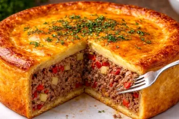 طرز تهیه کاسرول سیب زمینی با گوشت چرخ کرده