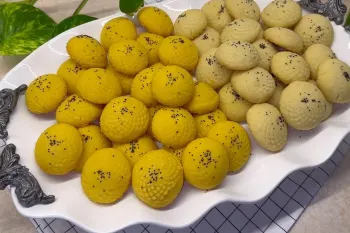 طرز تهیه شیرینی برنجی سنتی کرمانشاهی مخصوص عید با تمام نکات