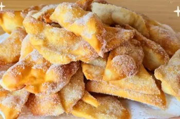 فقط با آرد و آب توی ۵ دقیقه یه شیرینی درست کردم | طرز تهیه شیرینی سرخ شده
