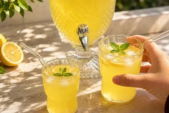 طرز تهیه لیموناد خنک و طبیعی برای تابستان