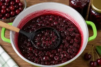 بهترین دستور مربای آلبالو خانگی!خوش رنگ خوش طعم و حرفه ای!