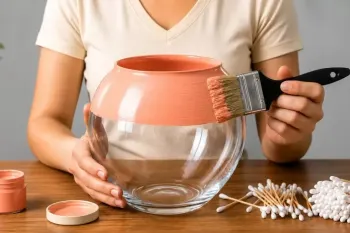 من از گوش پاک کن و یک گوی شیشه ای استفاده کردم. ایده شگفت انگیز کاردستی